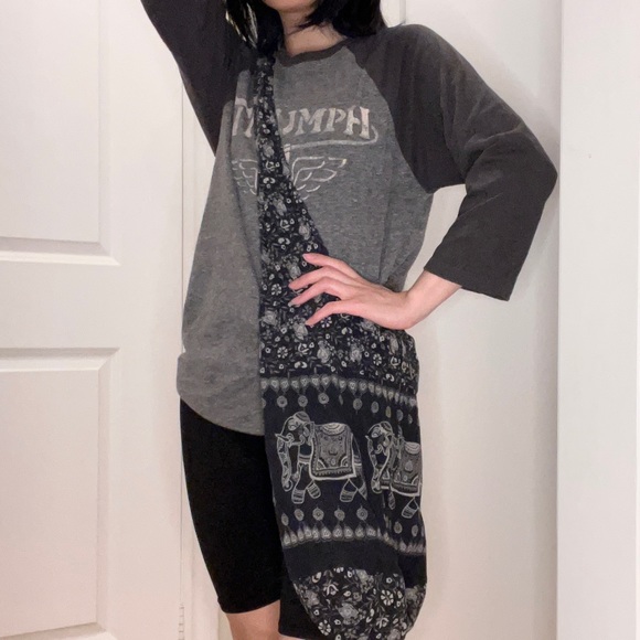 Boho Hobo Hippie Elephant Shoulder Bag - Picture 2 of 8